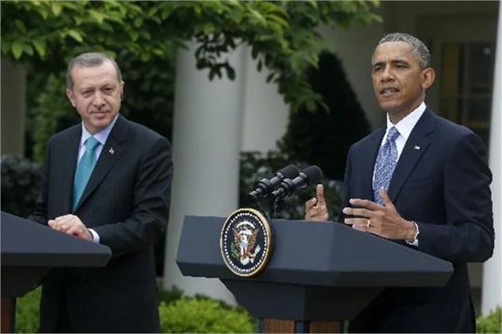 Erdoğan'ın basın toplantısından kareler!