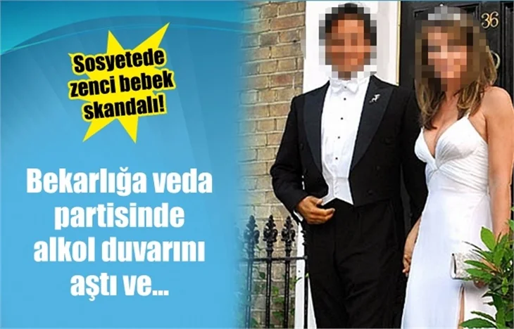 Sosyetede zenci bebek skandalı!