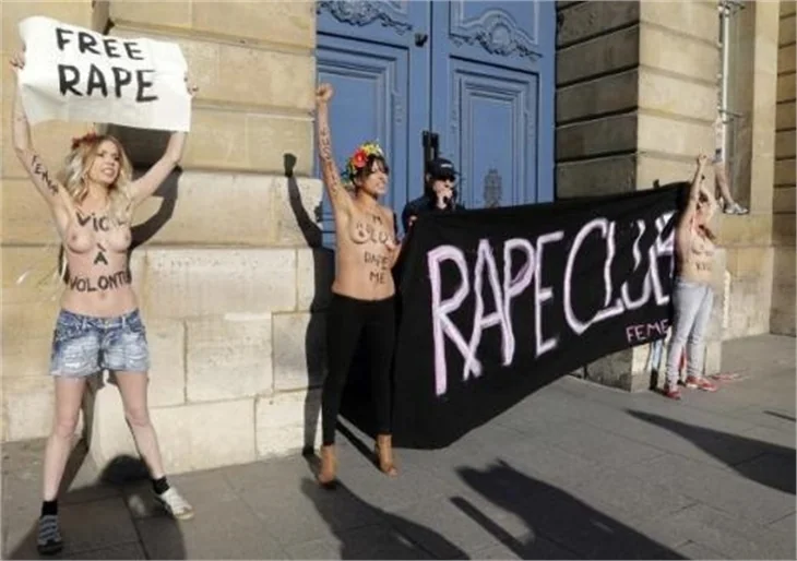 Fransa'da Femen'e karşı Hommen