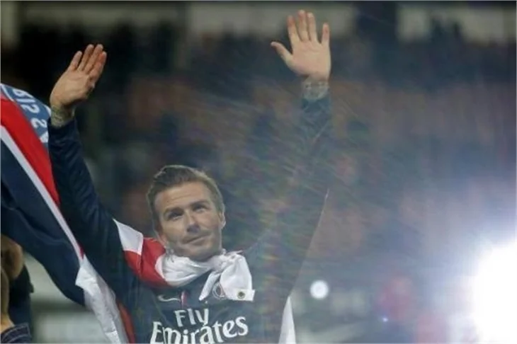 Beckham son kez sahaya çıktı