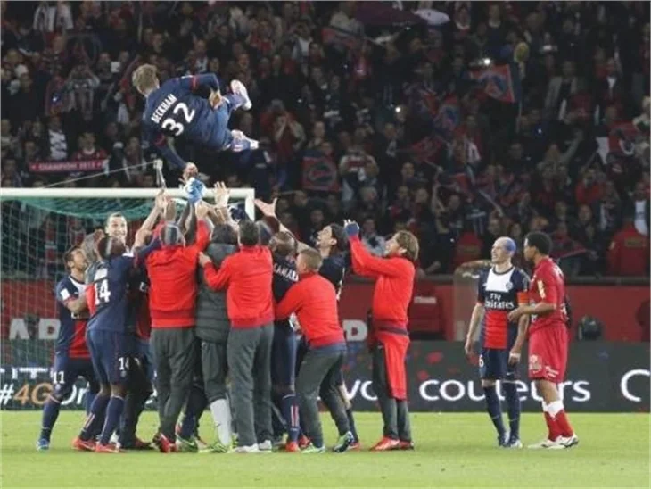 Beckham son kez sahaya çıktı