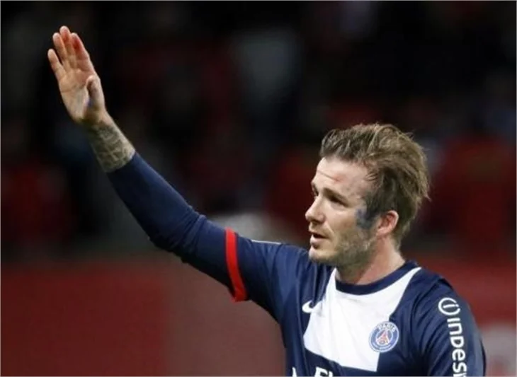 Beckham son kez sahaya çıktı