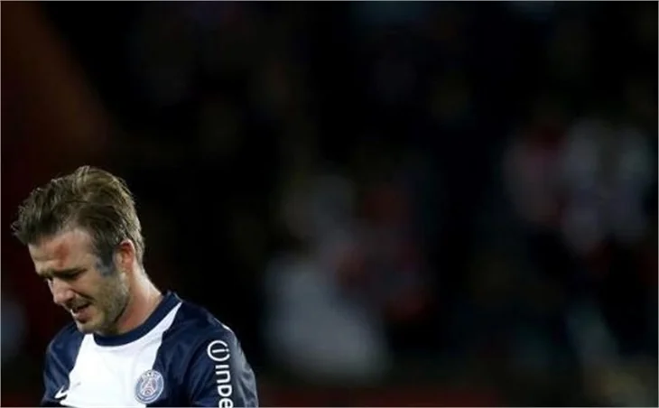 Beckham son kez sahaya çıktı