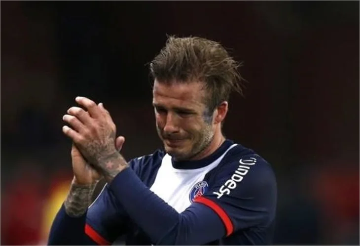 Beckham son kez sahaya çıktı
