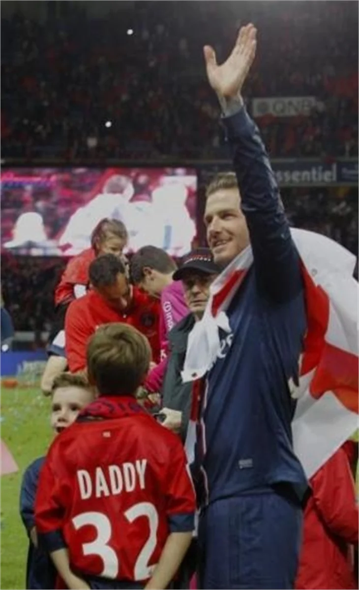 Beckham son kez sahaya çıktı