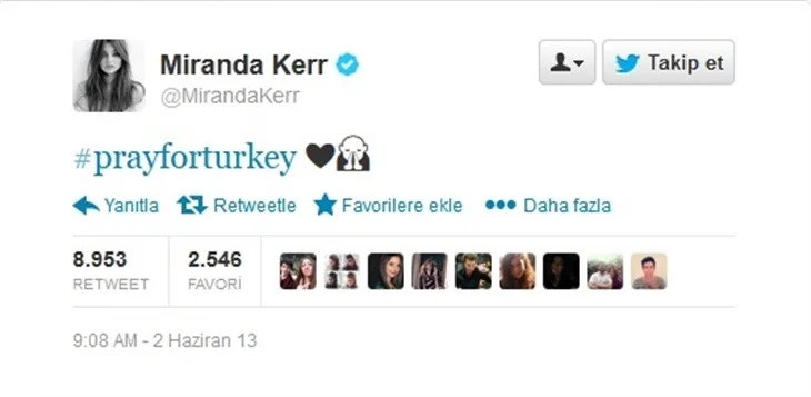 Ünlülerden Gezi Parkı'na destek!