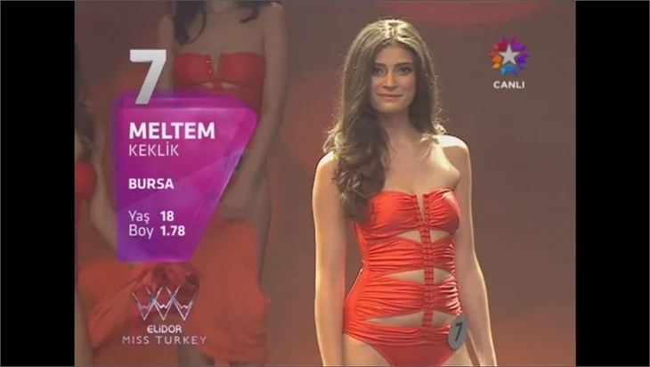Miss Turkey güzelleri sahnede!