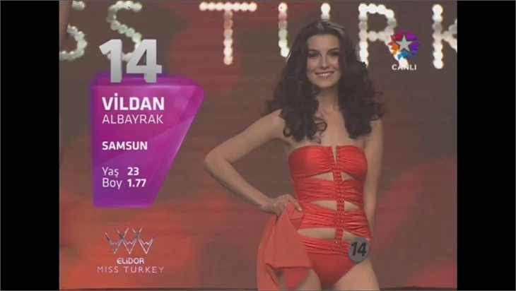 Miss Turkey güzelleri sahnede!