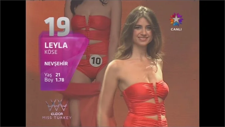 Miss Turkey güzelleri sahnede!