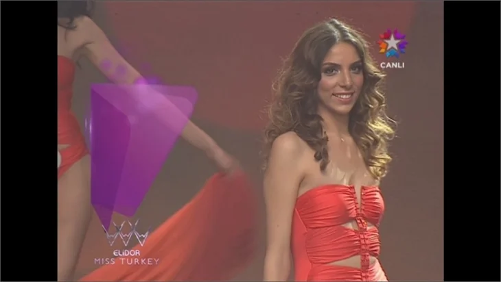 Miss Turkey güzelleri sahnede!