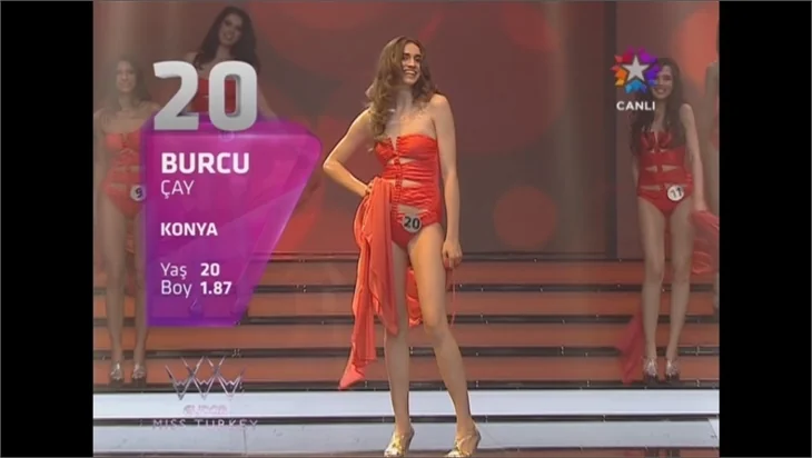 Miss Turkey güzelleri sahnede!