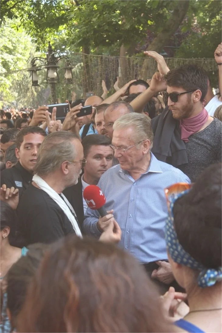 Ünlüler 7. günde de Gezi Parkı'ndaydı!