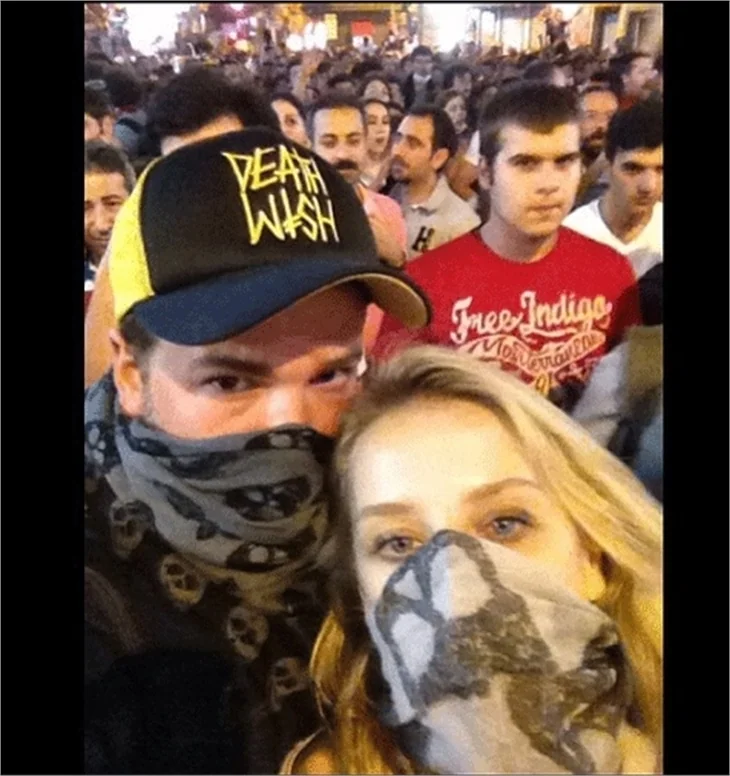 Gezi Parkı'nın en ilginç gaz maskeleri