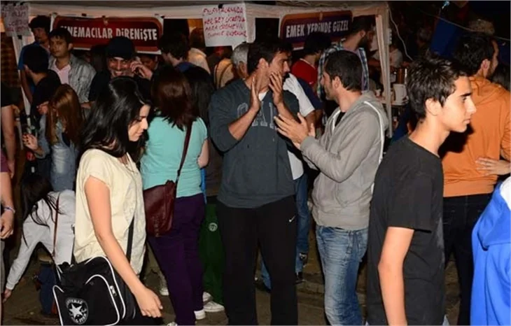 Ünlü oyuncular Gezi Parkı eylemlerinde...