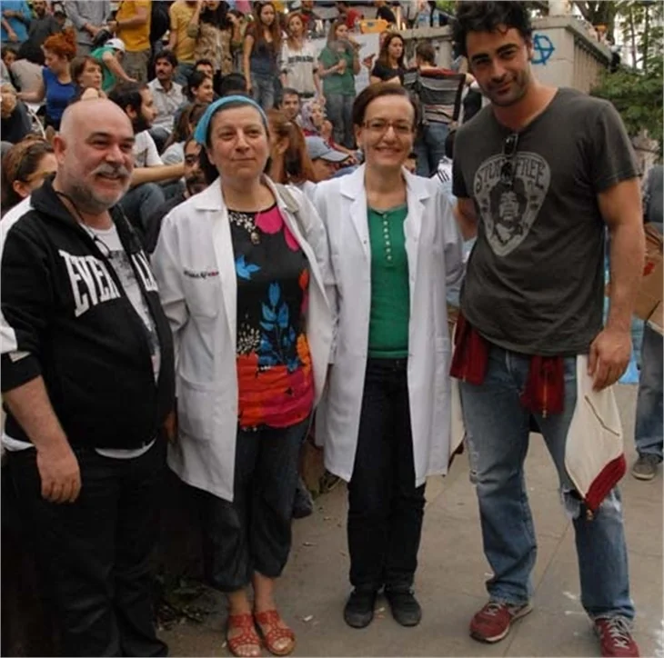 Ünlü oyuncular Gezi Parkı eylemlerinde...