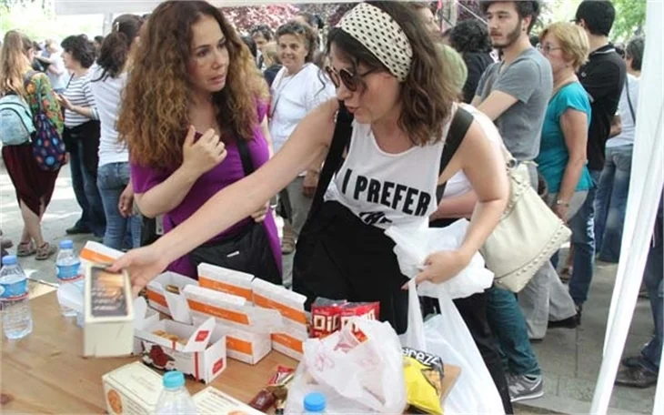 Ünlü oyuncular Gezi Parkı eylemlerinde...