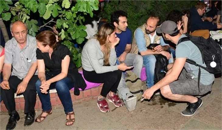 Ünlü oyuncular Gezi Parkı eylemlerinde...