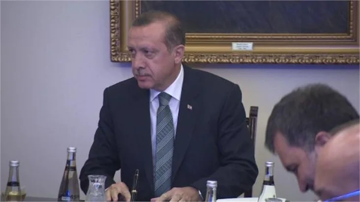 İşte görüşmeden kareler!