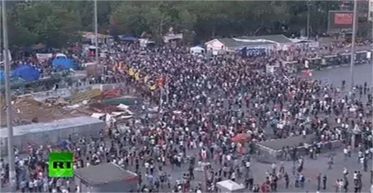 Gezi Parkı'na müdahaleden ilk fotoğraflar!