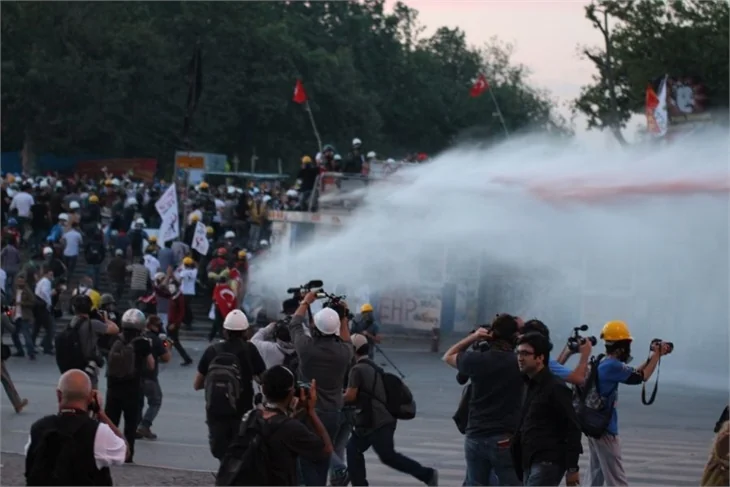 Gezi Parkı'na müdahaleden ilk fotoğraflar!