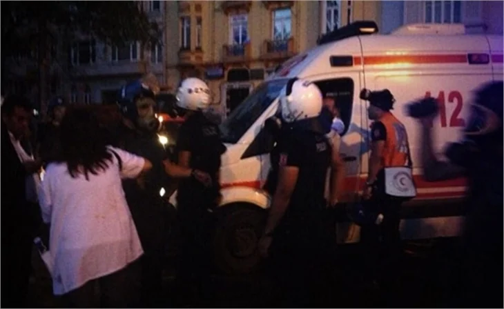 Gezi Parkı'na müdahaleden ilk fotoğraflar!
