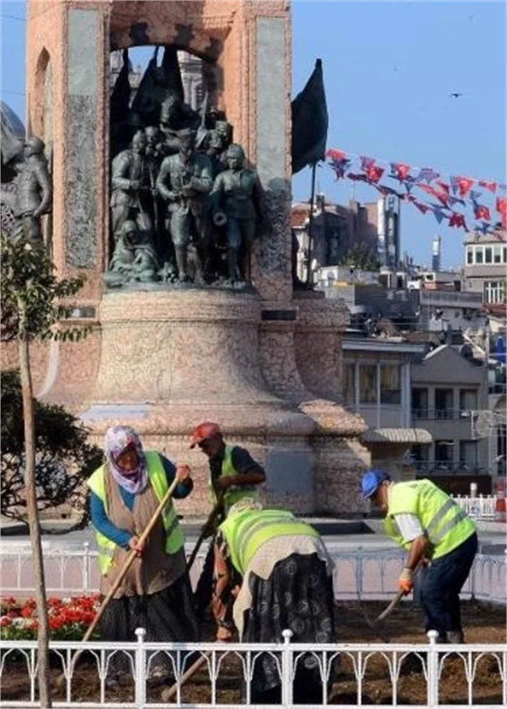 Taksim'de son durum