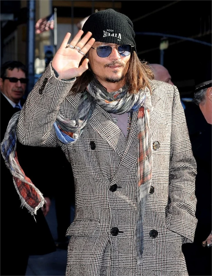 Ünlü oyuncu Johnny Depp'in farklı halleri!