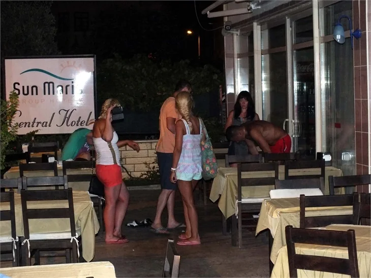 Turistlere biber gazlı müdahale...