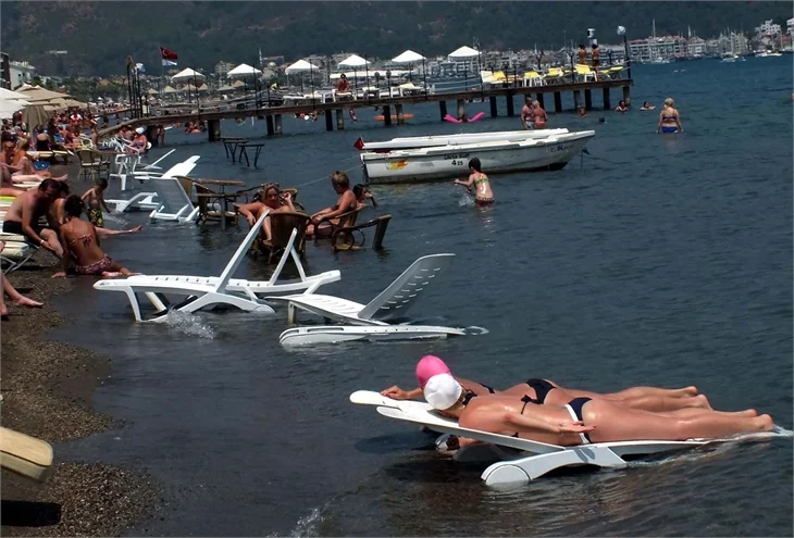 Marmaris kavruldu!