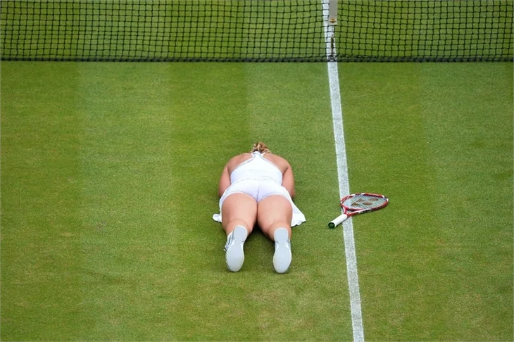 Lisicki, Serena Williams'ı eleyince bakın ne yaptı?