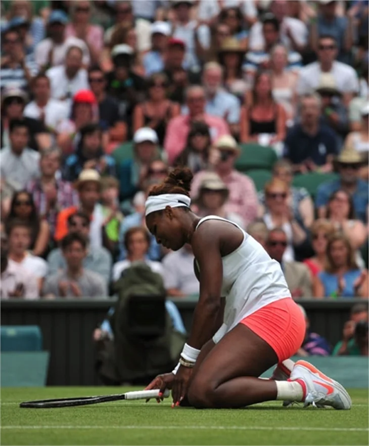 Lisicki, Serena Williams'ı eleyince bakın ne yaptı?