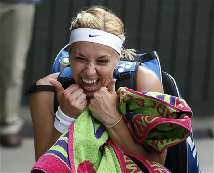 Lisicki, Serena Williams'ı eleyince bakın ne yaptı?