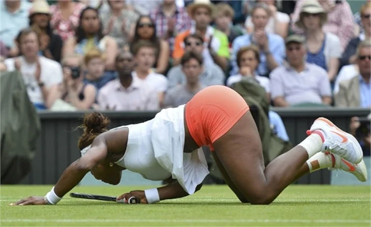 Lisicki, Serena Williams'ı eleyince bakın ne yaptı?