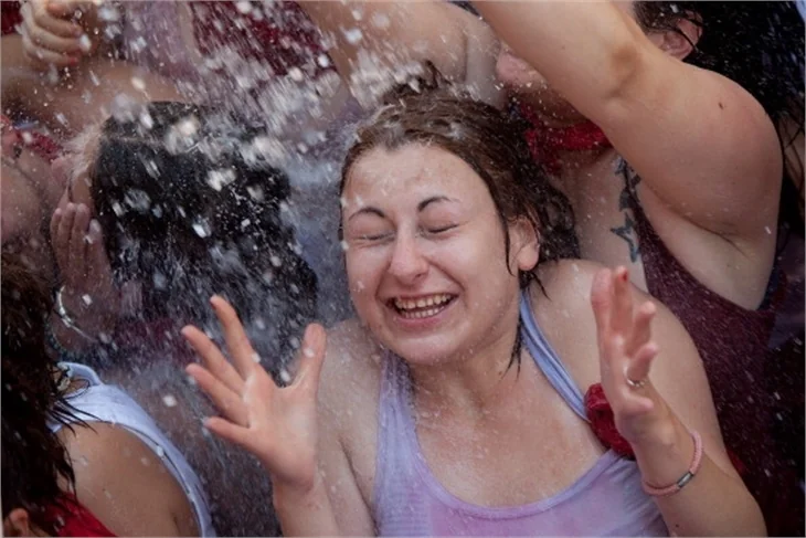 Çılgın festival böyle başladı