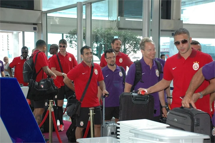 Galatasaray İngiltere'ye gitti