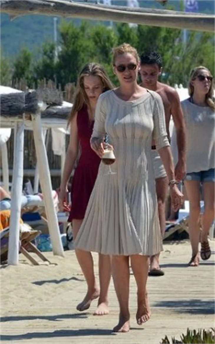 Uma Thurman eski formunu koruyor!