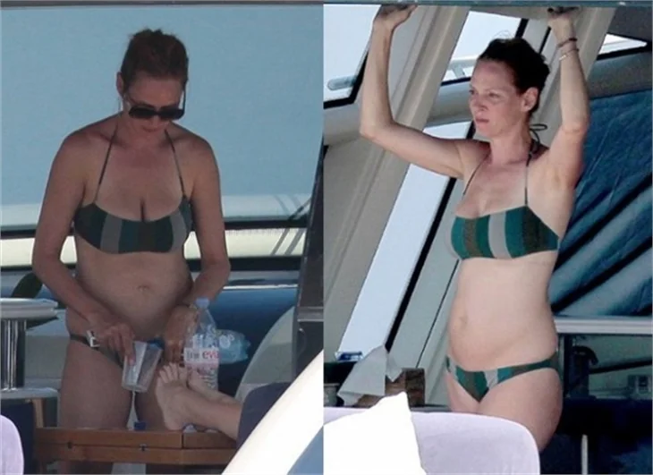 Uma Thurman eski formunu koruyor!