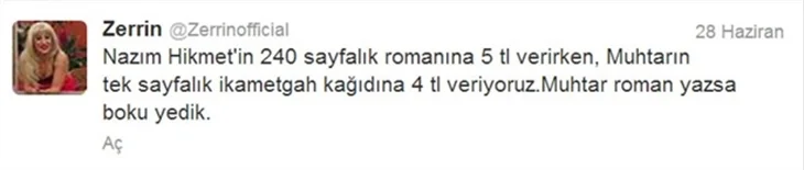 Sosyal medyanın Zerrin'i güldürüyor...