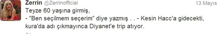 Sosyal medyanın Zerrin'i güldürüyor...