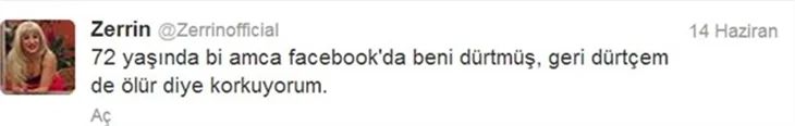 Sosyal medyanın Zerrin'i güldürüyor...