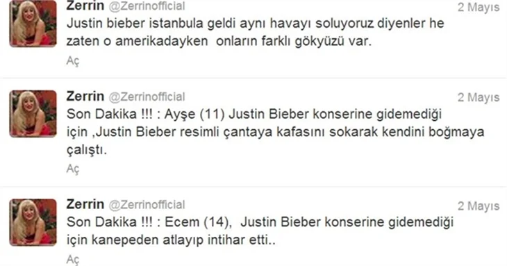 Sosyal medyanın Zerrin'i güldürüyor...