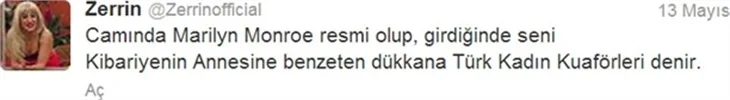 Sosyal medyanın Zerrin'i güldürüyor...