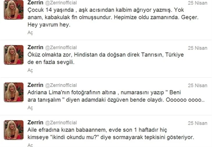 Sosyal medyanın Zerrin'i güldürüyor...