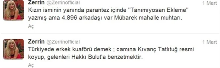 Sosyal medyanın Zerrin'i güldürüyor...