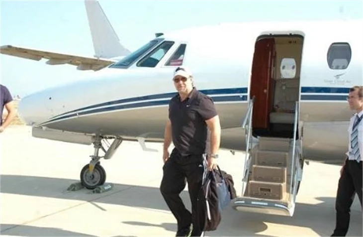 Russell Crowe İstanbul'a ayak bastı!