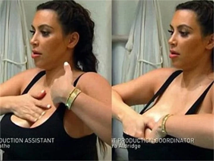 Kim Kardashian canlı yayında yine hayrete düşürdü!