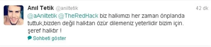 Survivor Anıl'a Redhack şoku