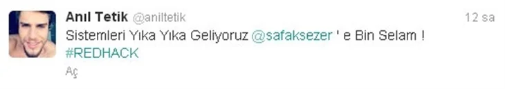 Survivor Anıl'a Redhack şoku