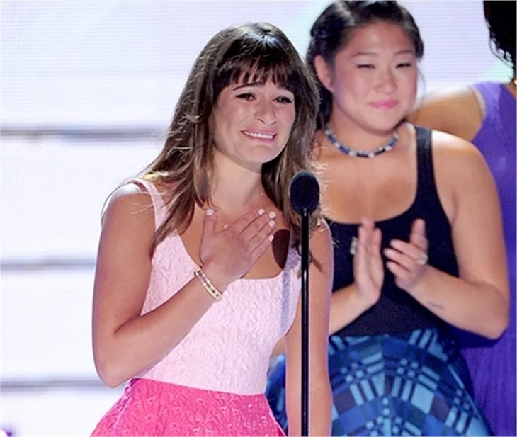 Lea Michele herkesi ağlattı