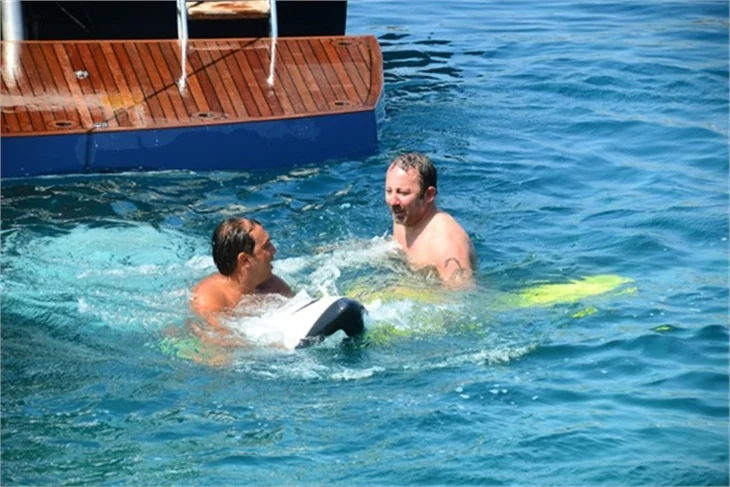 Sergen Yalçın ile Murat Cevahir çocuklar gibi şakalaştılar!